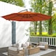 image 10 of Outsunny 3(m) Garden Banana Parasol Cantilever Umbrella w/Crank& Base 