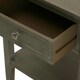 image 3 of The Serene Collection One Drawer Side Table - Wood - L43 x W48 x H59 cm - Grey Grey