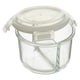 image 4 of Freska 2 Section Round Glass Container With Lid 950 ml