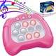 image 4 of Pink Quick push bubbles game console