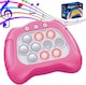 image 4 of Pink Quick push bubbles game console