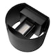 image 7 of Nordlux Milda Outdoor Wall Light Black Aluminium Sensor Intergrated LED  Weatherproof - Mains Powered, IP44 | Black | Black