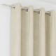 image 2 of Enhanced Living Knightsbridge Blackout, Thermal Cream Curtains with Eyelet Header (PAIR) - 90x108 inch (229x274cm)