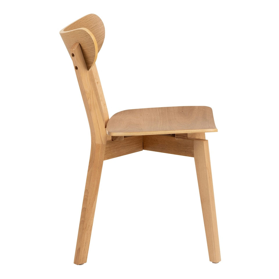 image 1 of Roxby Dining Chairs in Oak Set of 2