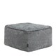 image 1 of icon Amara Chenille Bean Bag Pouffe Grey Grey