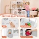 image 6 of COSTWAY Corner Wooden Play Kitchen Toddler Kitchen Playset w/Sounds-White
