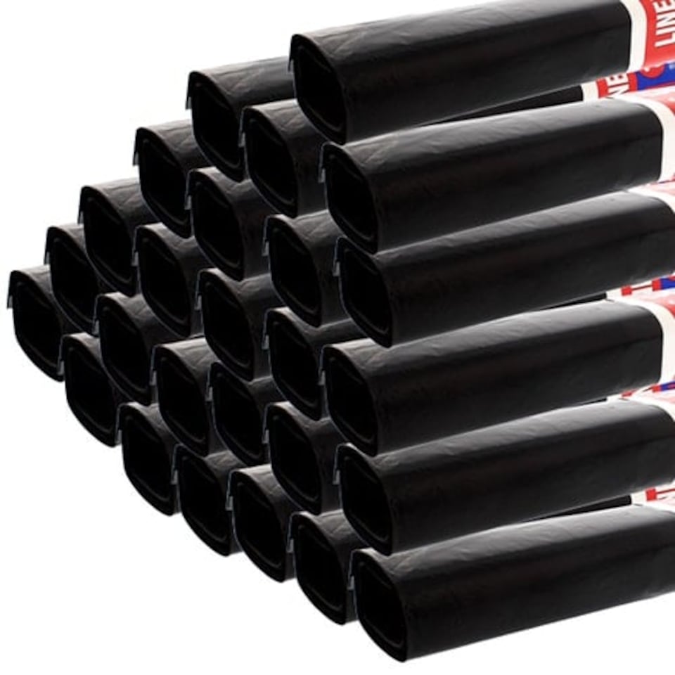 Black Bin Liners - 39 x 32 Inches / 99 x 81cm - Roll of 200