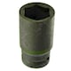image 1 of 30mm Metric 3/4 Drive Double Deep Impact Socket 6 Sided Single Hex Thick Walled