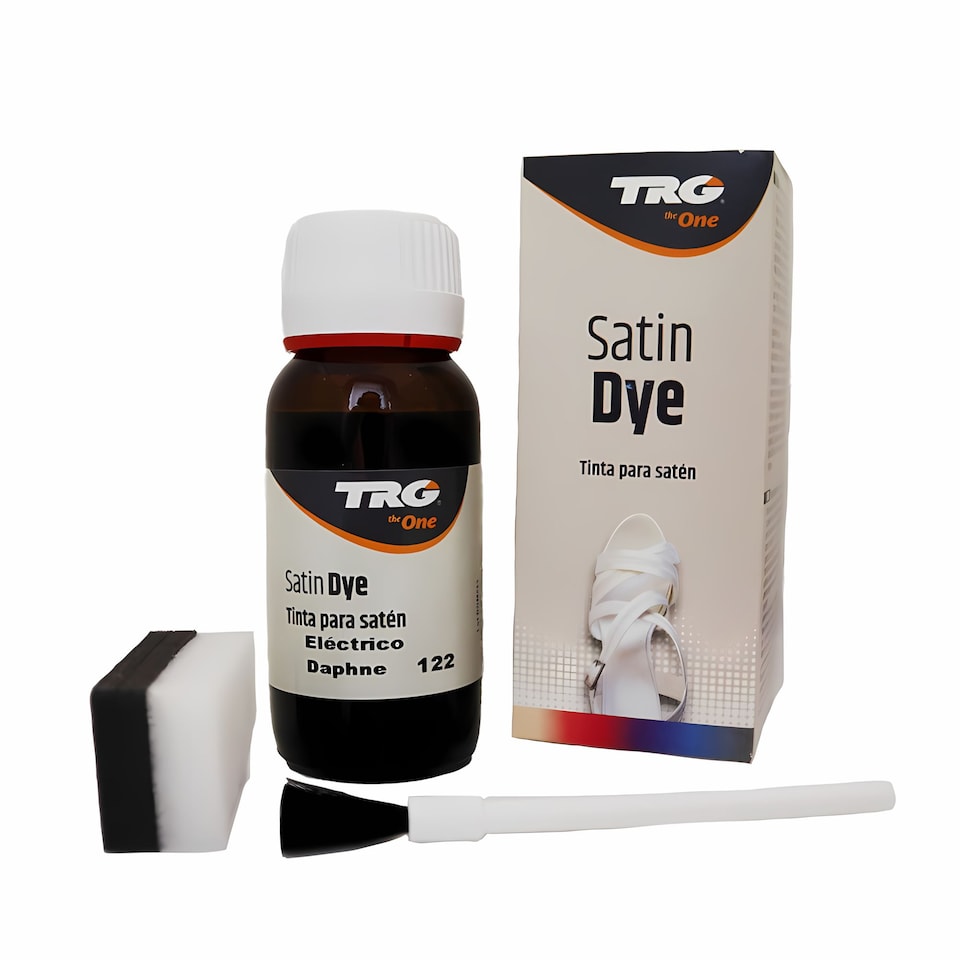 image 1 of TRG Satin Shoe Dye - Soft Sheen Finish for Restoring Faded Satin Shoes 50ml | Blue | Daphne Blue