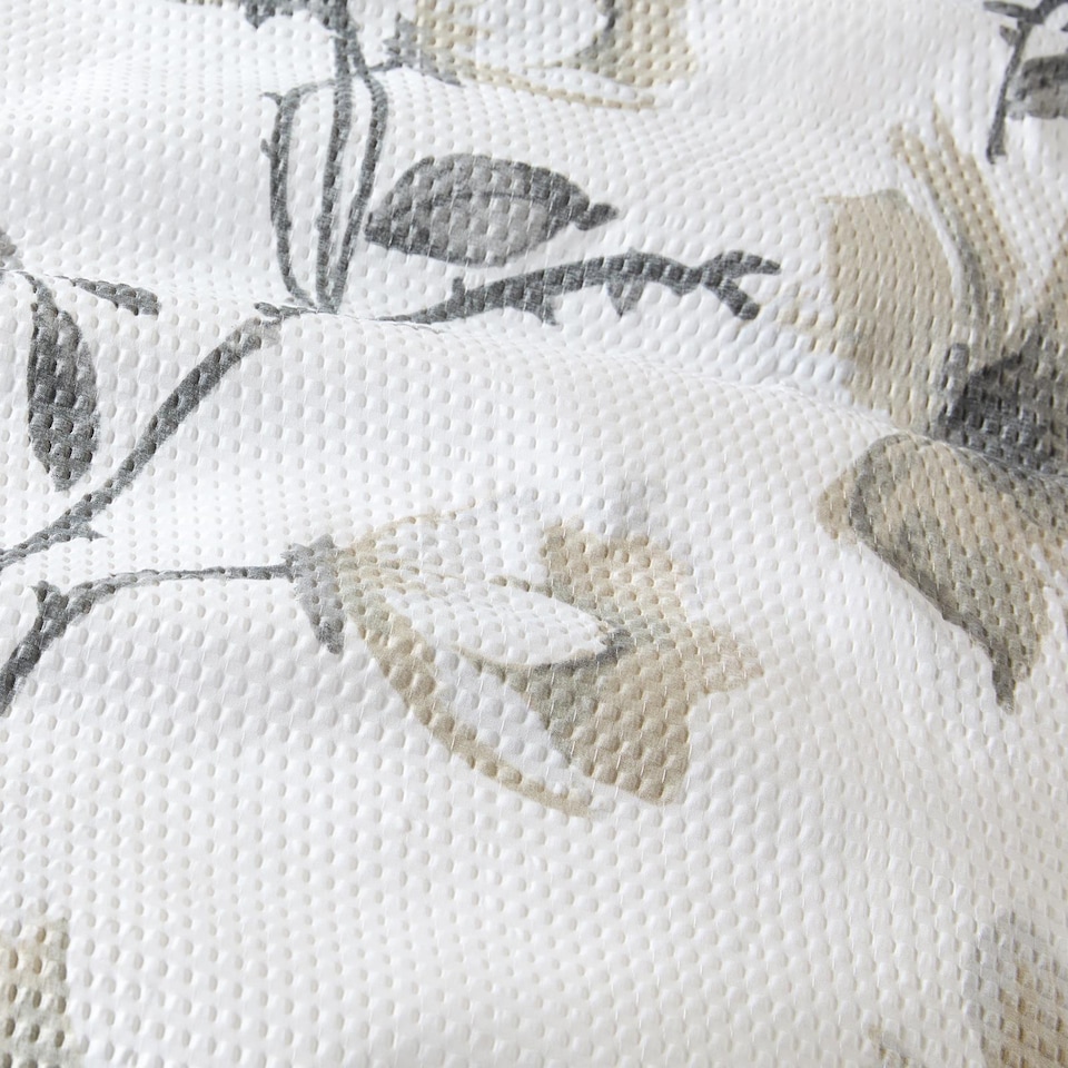 image 1 of OHS Botanics Embossed Bedding Set Waffle Duvet Cover with Pillowcase