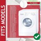image 4 of SPARES2GO Door Handle for Bosch for Neff for Siemens Washing Machine 10009732 266751 641104 648581 (White)
