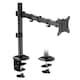 image 1 of VonHaus Height Adjustable Single Monitor Mount for 13-32" Screens