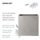 image 8 of Square Box Grey Light Concrete Garden Planter H60 L60 W60 cm, 216 ltrs Cap.