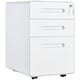 image 1 of Vinsetto 3 Drawer Steel Filing Cabinet w/ 4 Wheels Lock Pencil Box