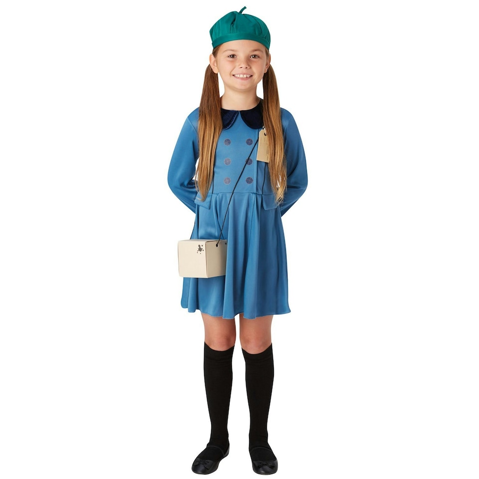image 1 of Bristol Novelty Girls Evacuee Costume - Blue - XL XL
