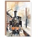 image 1 of Greeting Card Vintage Travel Steam Train Watercolour Farewell