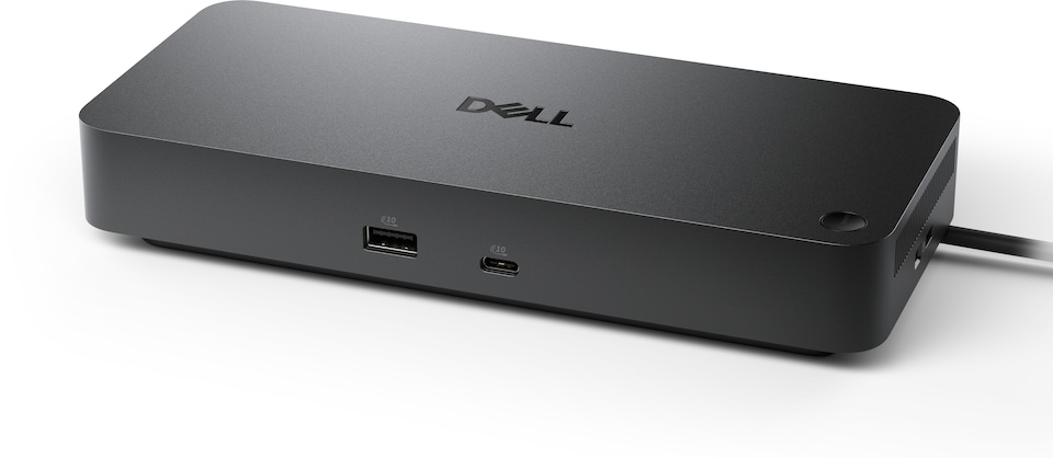 image 1 of DELL WD25, Wired, USB 3.2 Gen 2 (3.1 Gen 2) Type-C, 100 W, 10,100,1000,2500 Mbit/s, Black, 2500 Gbit/s