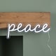 image 8 of 40cm Light up Neon Effect Peace Decorative Sign with 145 White LEDs