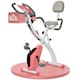 image 1 of HOMCOM 2-In-1 Folding Exercise Bike with 8-Level Magnetic Resistance Pink | Pink