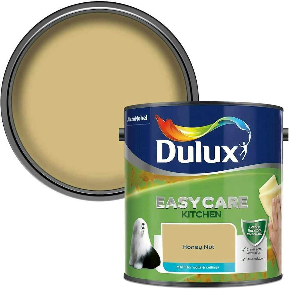 image 1 of Dulux Easycare Kitchen Matt 2.5L Wild Primrose