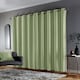image 2 of Goodwood Green Curtains 46 x 54 inch (117 x 137 cm) Room Darkening Eyelet Thermal Noise Reducing Curtains for Bedroom and Living Room
