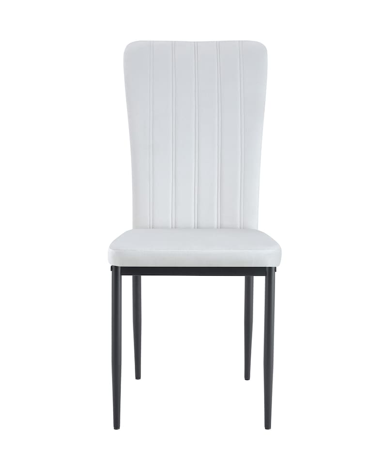 image 1 of MCC Direct Set of 6 Velvet Dining Chairs Upholstered Kitchen Accent Chairs Elle