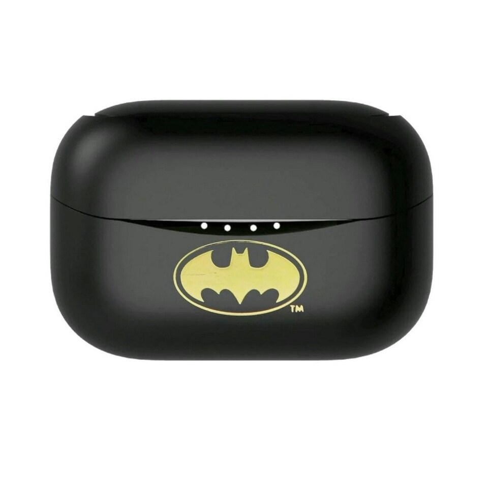 image 1 of Batman Logo Wireless Earbuds - Black/Gold - One Size