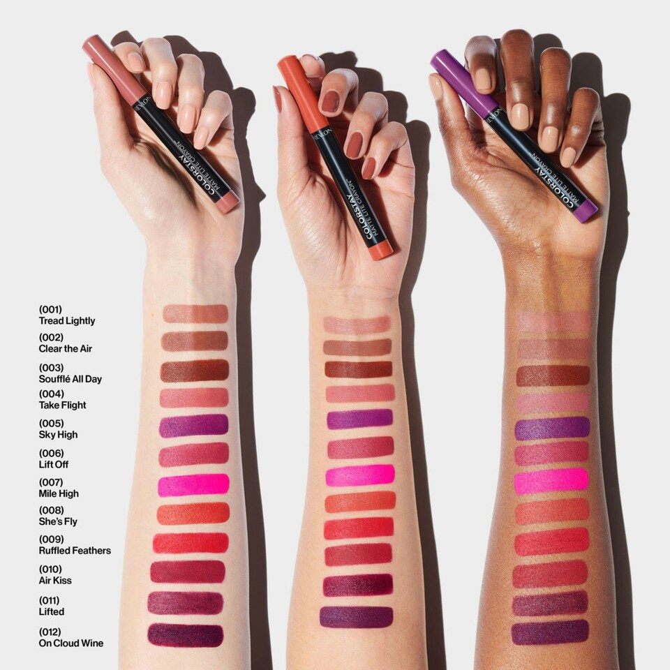 image 1 of Revlon ColorStay Matte Lite Lip Crayon Paraben Free Lightweight Lipstick, 12 Bold Yet Wearable Shades Available, Take Flight N/A