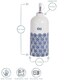 image 3 of Nicola Spring Hand-Printed Olive Oil Pourer Bottle - 500ml - Navy