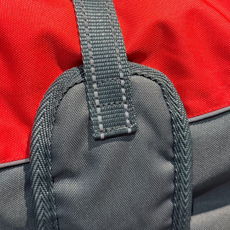image 1 of Henry Wag Red Waterproof Dog Coat, Maximum Comfort When It's Cold And Wet, Size Medium 45cm | Red | Red and Grey | M | 1