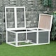 image 6 of PawHut Rabbit Hutch Animal Cage Pet Run Cover, with Water-resistant Asphalt Roof