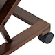 image 5 of Oypla Folding Leather Cushion Padded Footstool Foot Leg Rest