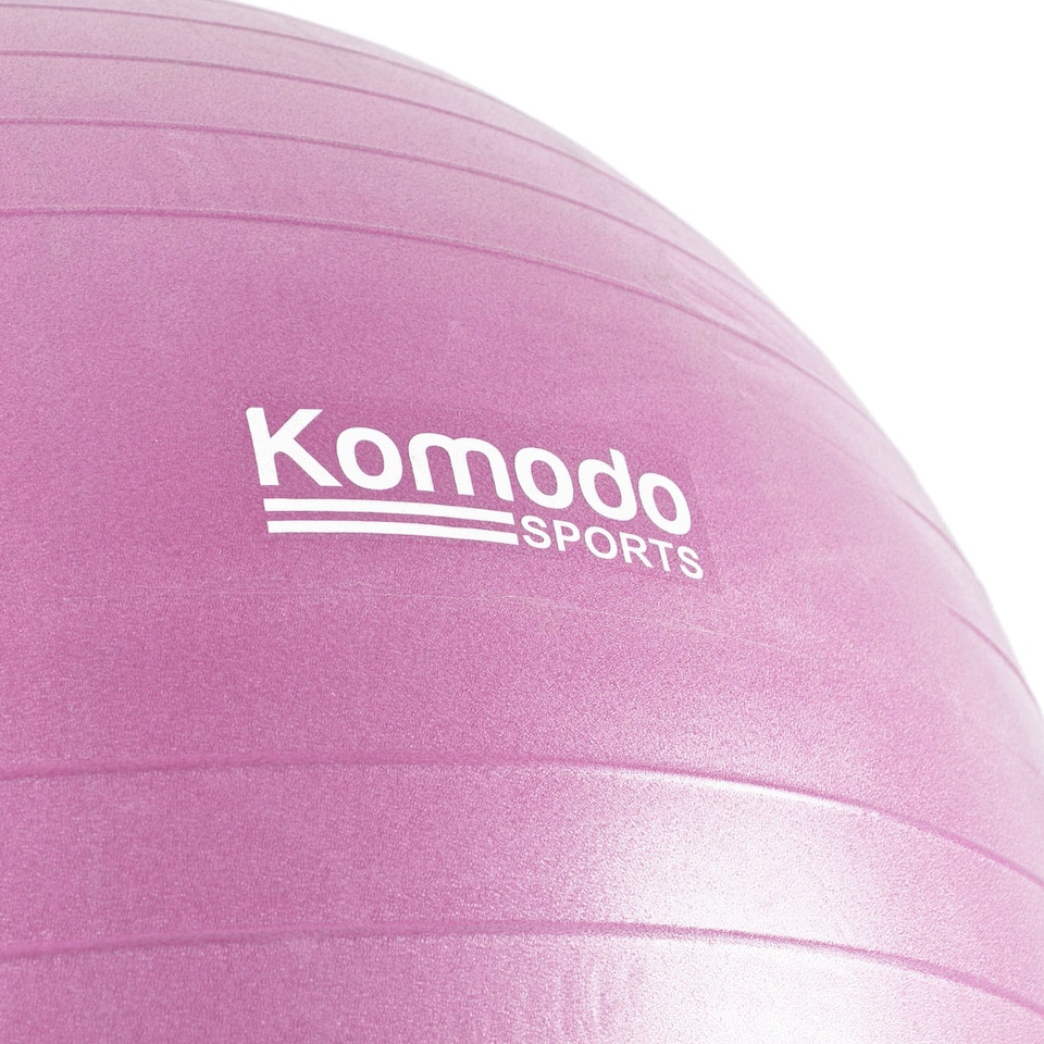 image 1 of Komodo 85cm Yoga Exercise Ball - Pink