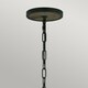image 4 of Allier 4 Light Spherical Cage Ceiling Pendant Dark Wood, Antique iron, E14