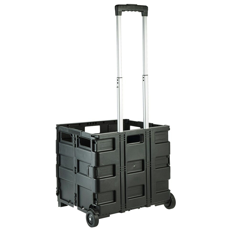 image 1 of Keeeper Olli Foldable Shopping Trolley 65 Litre with 2 Wheels - Black | Multi