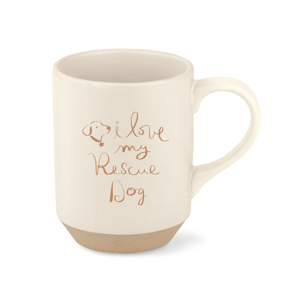 Stoneware Mug - "I Love My Rescue Dog" 429047 | Multi | 1