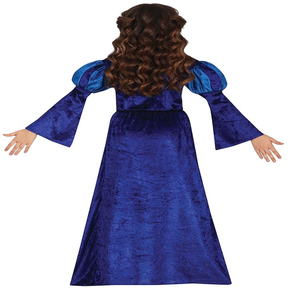image 1 of Fancy Dress Child Medieval Blue Lady - 5-6 Years