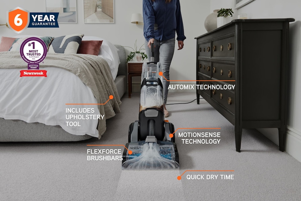 image 1 of VAX Platinum SmartWash Classic Carpet Cleaner CDCW-SWXC
