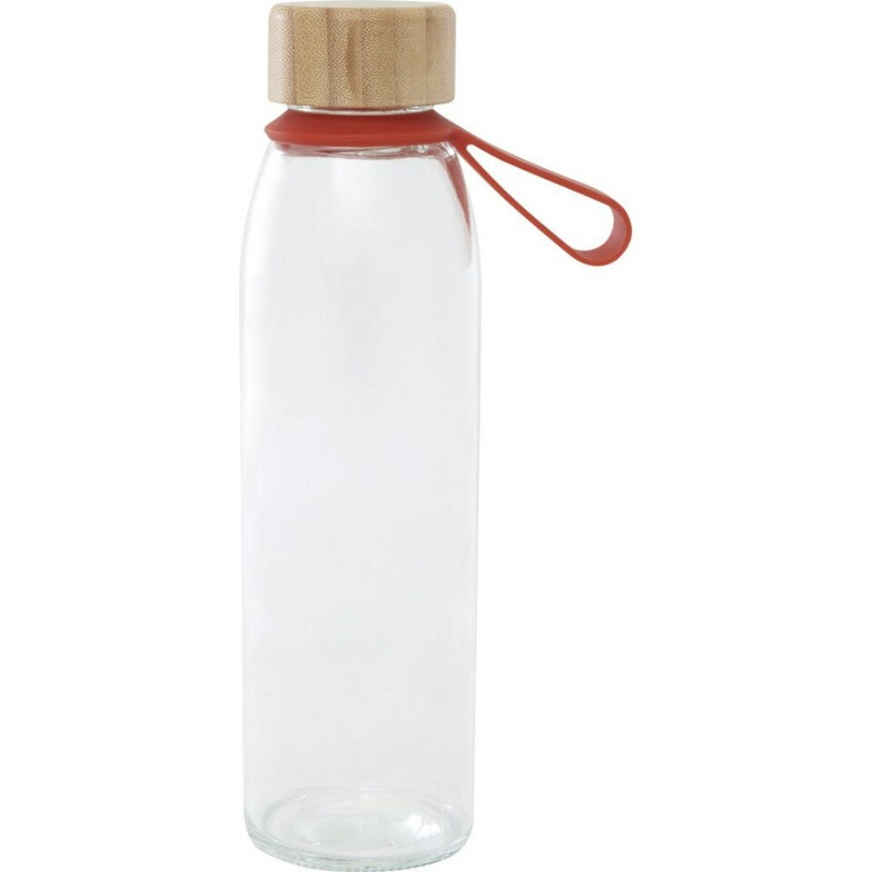 Floso Porto Bamboo 500ml Water Bottle - Brick - One Size