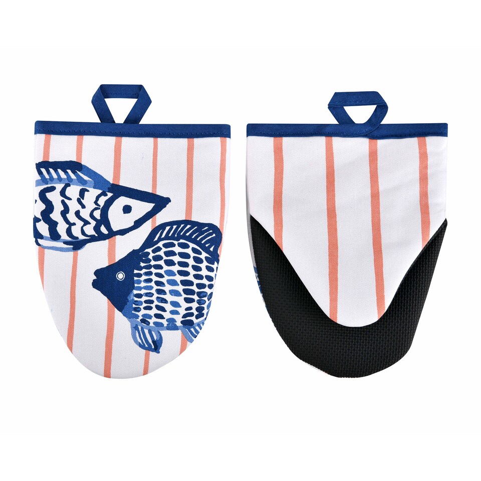 image 1 of Ulster Weavers Catch of the Day Microwave Mitts - Pair Multi