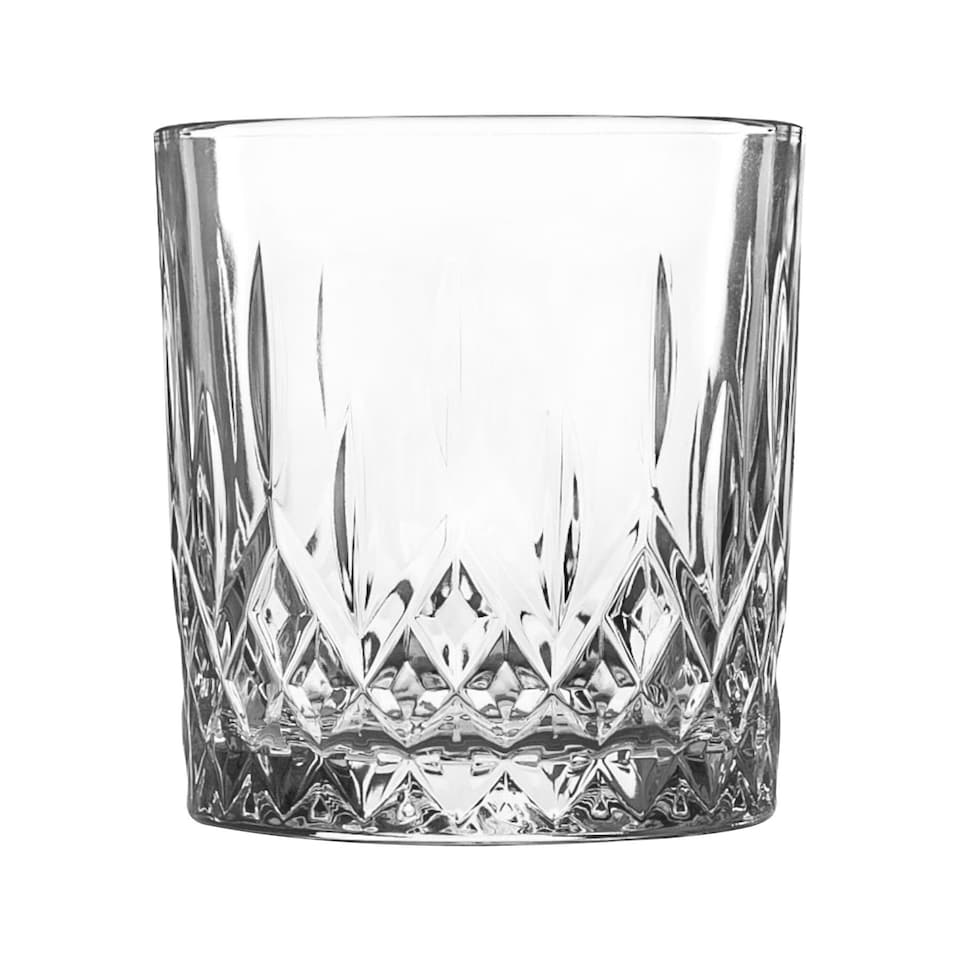 image 1 of LAV Odin Whiskey Glasses - 330ml - Clear - Pack of 6 | Clear | Transparent