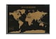 image 1 of Splosh Travel Map Cork Board World Desktop Black XL