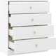 image 2 of Denver 4 Drawer Chest White