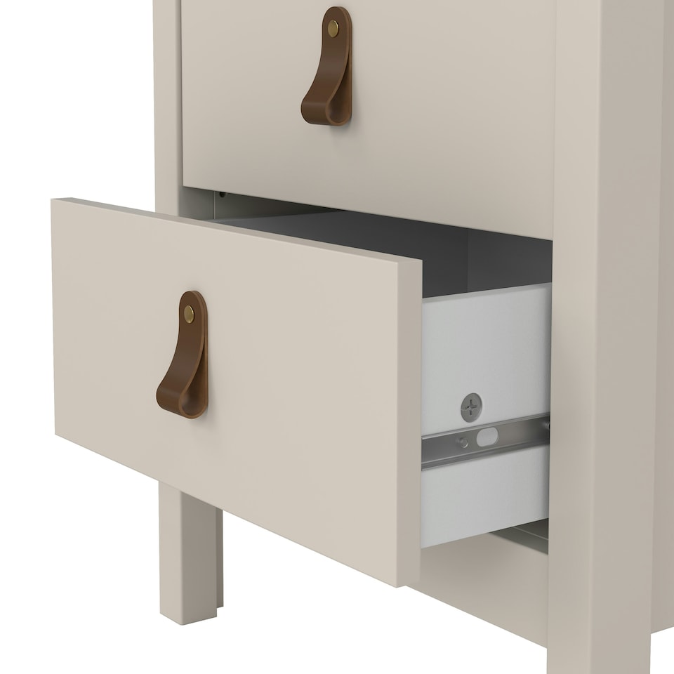 image 1 of Barcelona Bedside Table 2 Drawers in Cashmere N/A