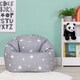 image 3 of icon Kids Starry Skies Bean Bag Chair Grey Childrens Bean Bags Grey