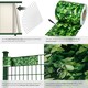 image 5 of Privacy Film - double-sided print, opaque and tear-resistant, fastening clips included | Green | greenery | 7000 x 19 x 0,04 cm | 1