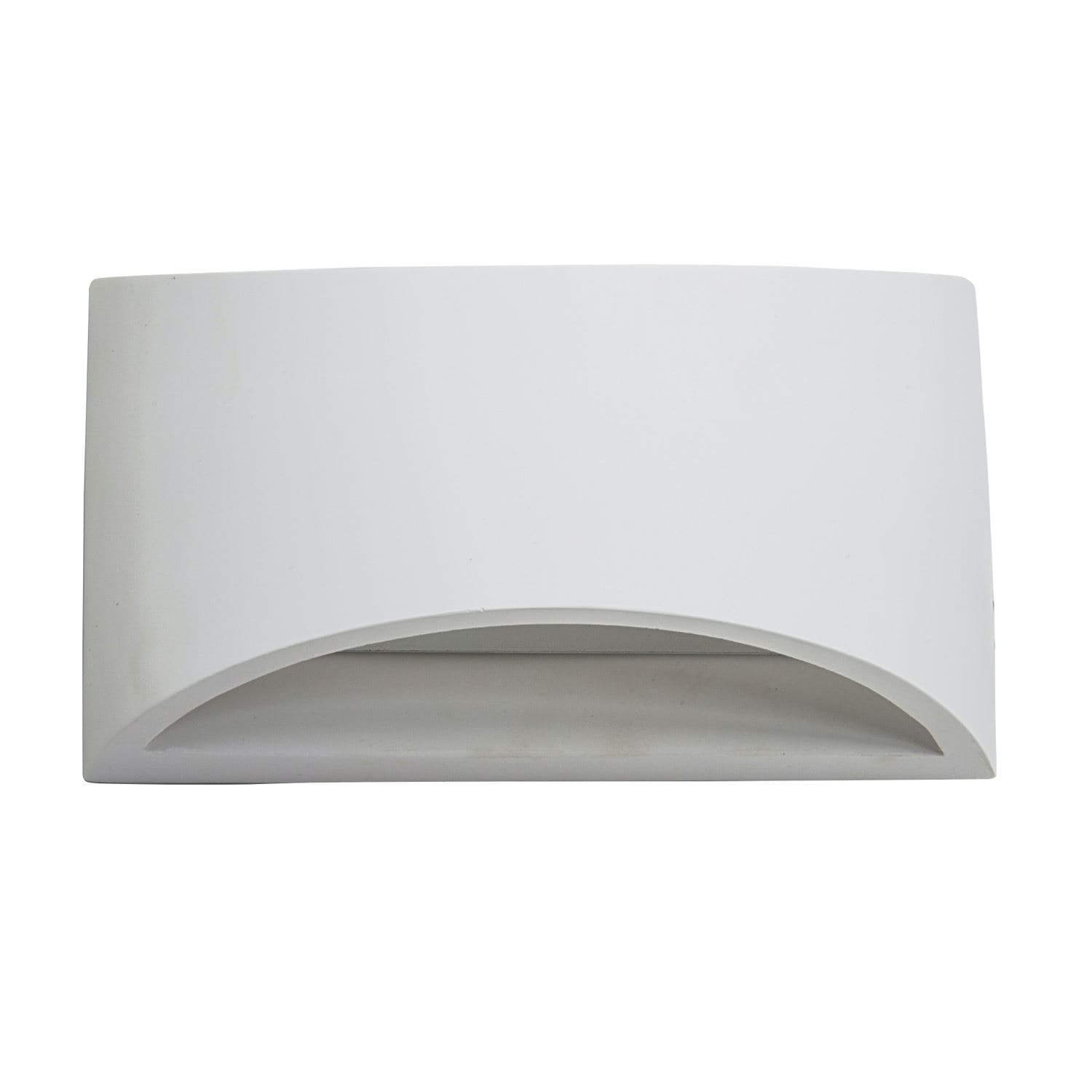 First Choice Lighting Marmo - White G9 Plaster Wall Light