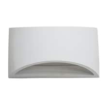 Marmo - White G9 Plaster Wall Light | White | 1