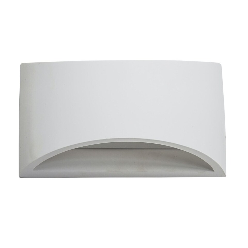 image 1 of Marmo - White G9 Plaster Wall Light | White | 1