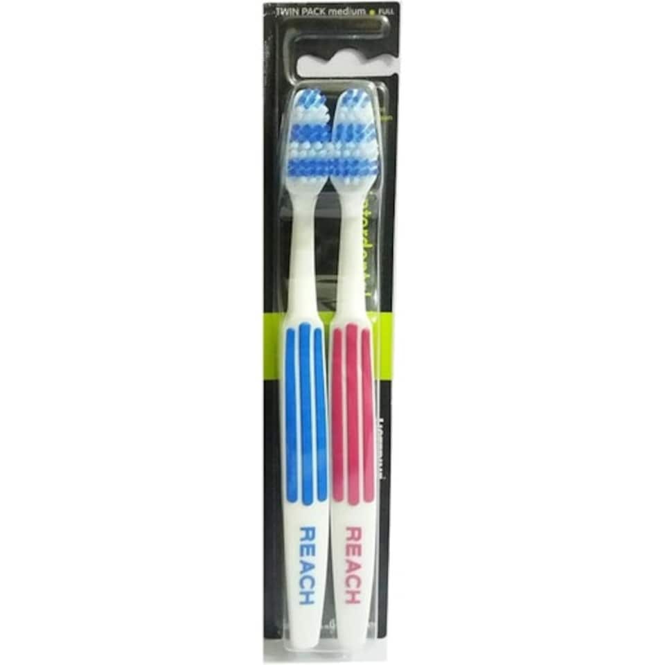 Listerine Duo Reach Interdental Medium Toothbrush